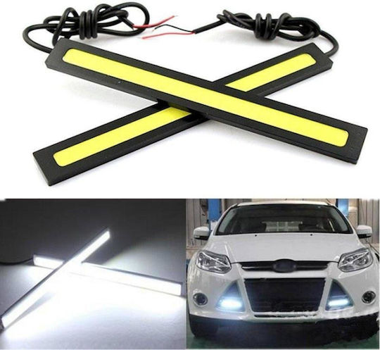 Drl 28 Daytime Running Lamps Car in Bar Shape LED 12V 6W 17cm with White Lighting 10pcs