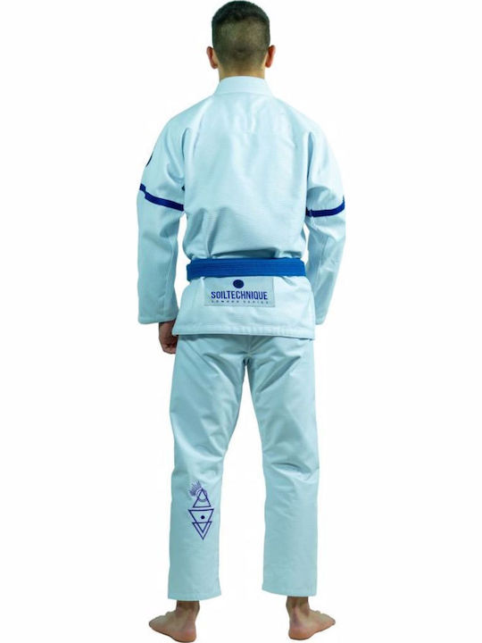 Soiltecnique Uniform Brasilianisches Jiu Jitsu Weiß