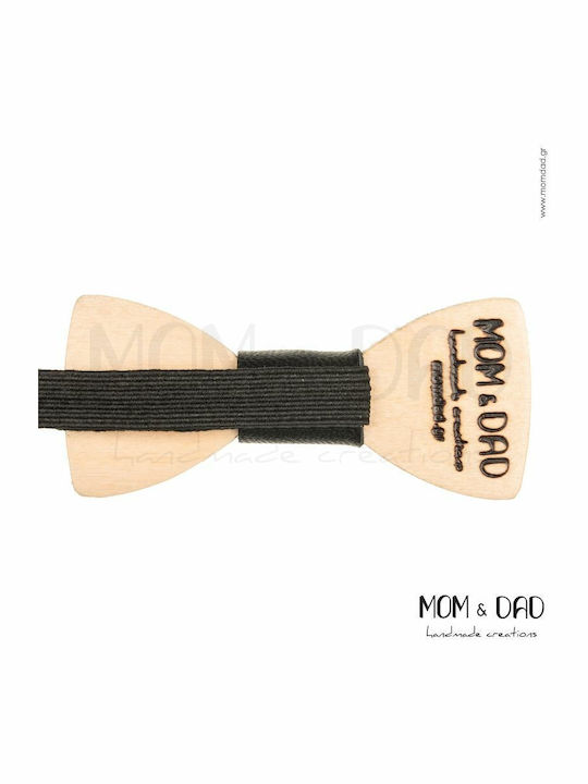 Kids Wooden Bow Tie Gray