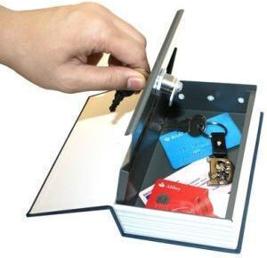 Money Hiding Book with Lock
