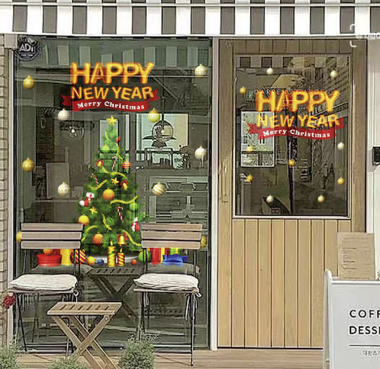 Sticker Display Decorative Christmas 60x90cm 458542 1pcs