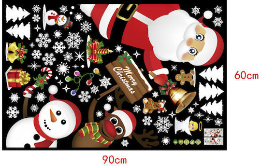Sticker Display Decorative Christmas 60x90cm 632630 1pcs