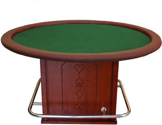 Pokeritems Pokertisch Holz Blau 1Stück
