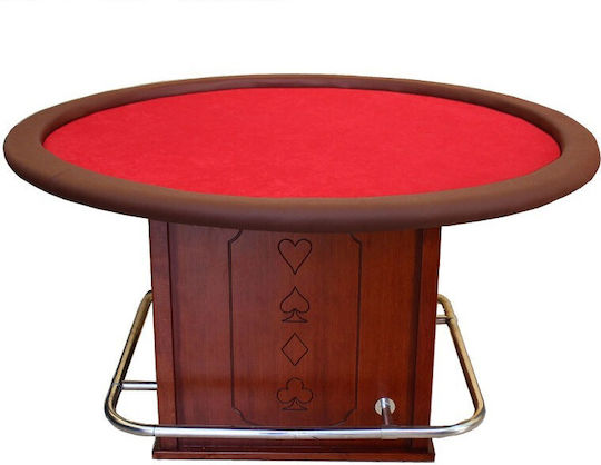 Pokeritems Pokertisch Holz Blau 1Stück