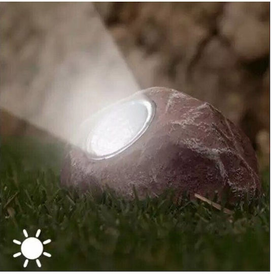 Solar Light Floor Vrachaki with Photocell 13cmx14.5cmx11cmcm
