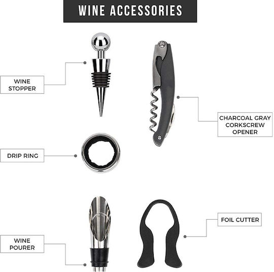 Wine Accessories Set 5pcs 32887