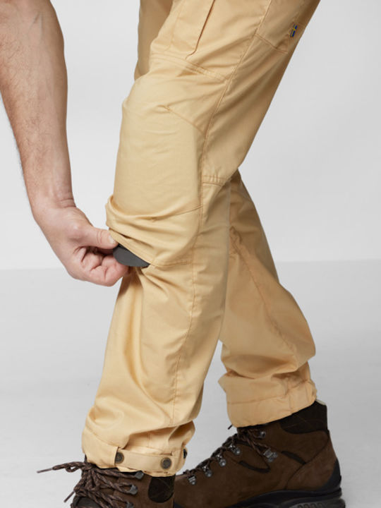 Fjallraven Vidda Pro Lite Ανδρικό Μακρύ Παντελόνι Πεζοπορίας Μπεζ