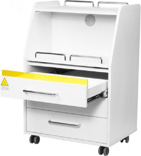 Beauty Roll Hair Salon Maintenance Cart with 3 Drawers 55x40x82cm