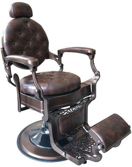 Καρέκλα Barbier Braun mit verstellbarer Höhe