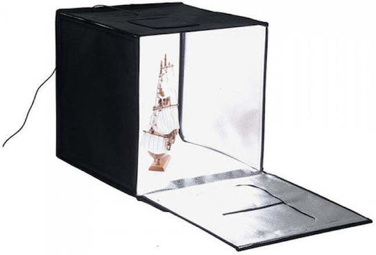 Fotobox Beleuchtet mit mehreren Hintergründen 40x40x40cm