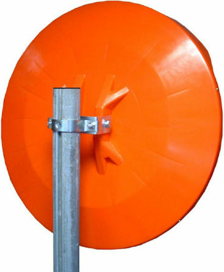 Verkehrsspiegel 100cm in Orange Farbe