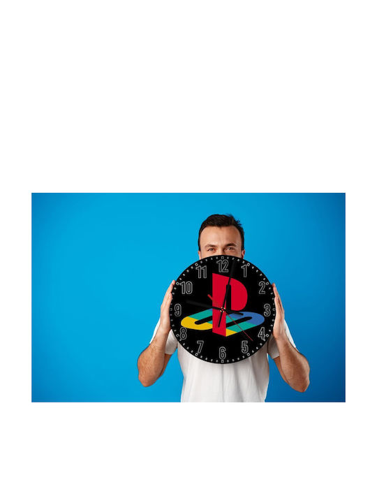 Koupakoupa Kinder Wanduhren Gaming Hölzernes 30cm