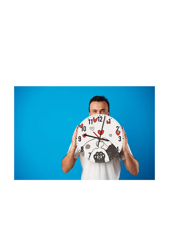 Koupakoupa Kids Wooden Wall Clock 30cm
