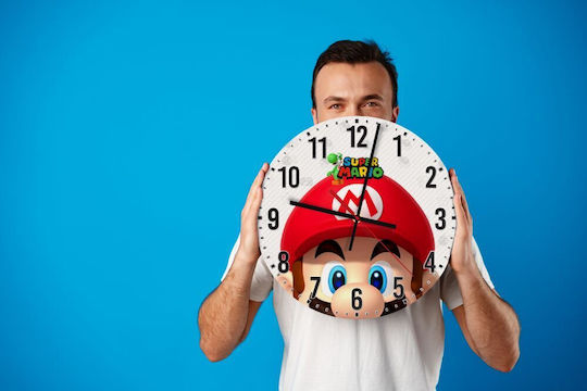Koupakoupa Kids Wall Clock Gaming Wooden 30cm