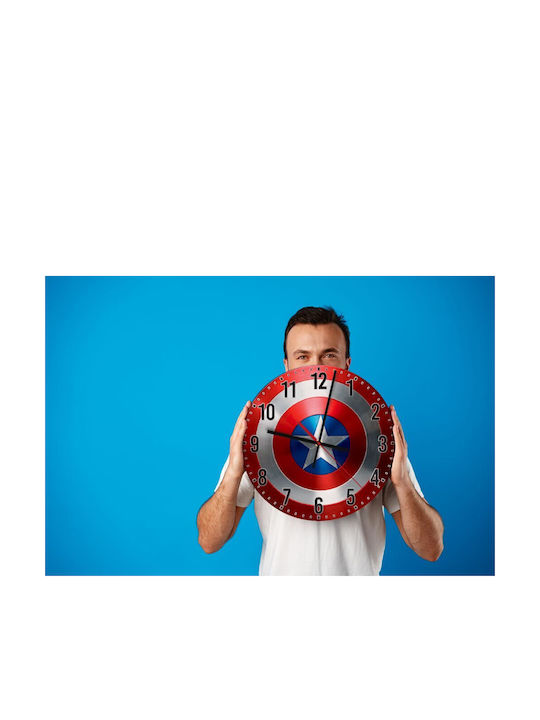 Koupakoupa Kids Wall Clock Superheroes Wooden 30cm