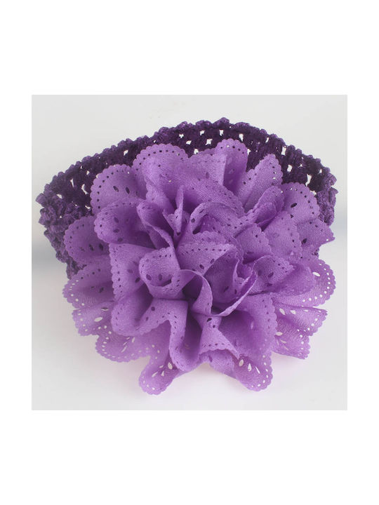 Baby Headband Purple 1pc