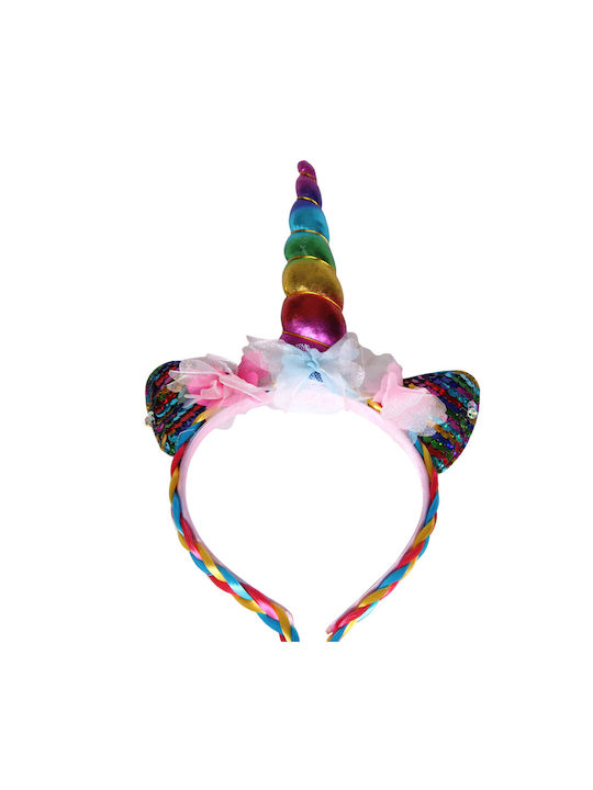 Bentiță pentru Copii cu Unicorn Multicoloră 1buc