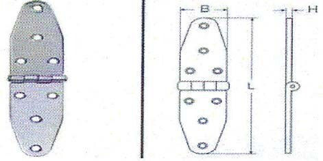Boat Hinge 40mm
