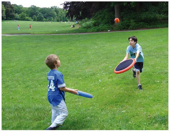 Frisbee Plastic cu Diametru 38 cm Portocaliu