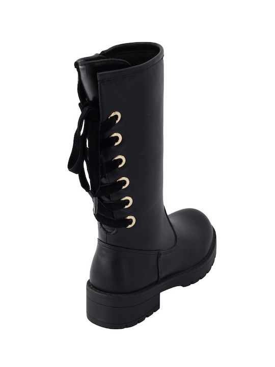 Oscal Kids Boots with Zipper Black