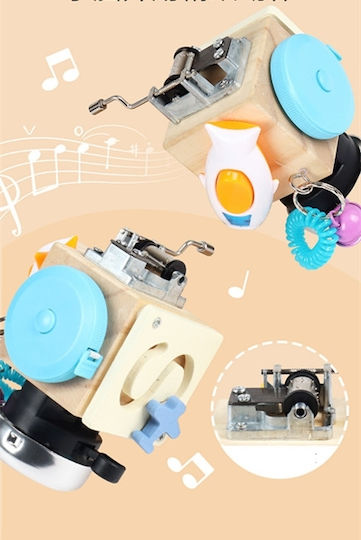 Fidget Cube Ξύλινο Πολύχρωμο