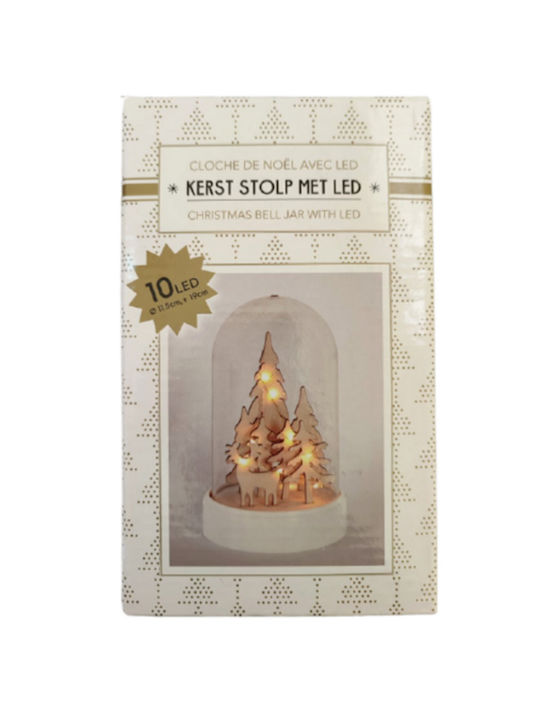 Christmas Illuminated Decorative Jar 11.5x19cm