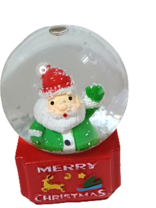 Christmas Snowball Illuminated with Balls 6.5x8.5cm