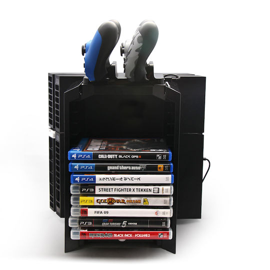 Twin Ladestation für 2 PS4 Controller Schwarz