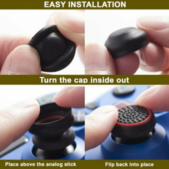 Thumb Grips Χειριστηρίου για PS4 σε Γκρι χρώμα