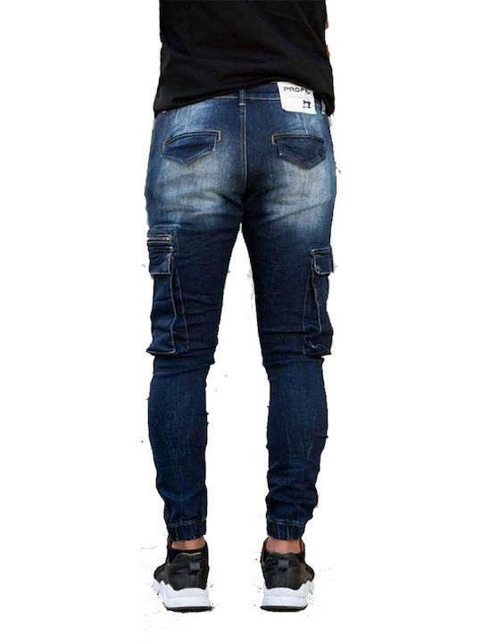 Profil Dark Men's Jeans Pants Blue