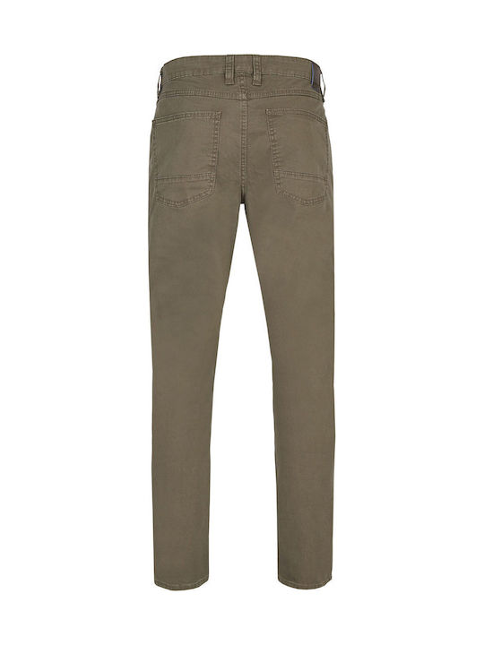 Men's Jeans Pants Elastic with Regular Fit Khaki