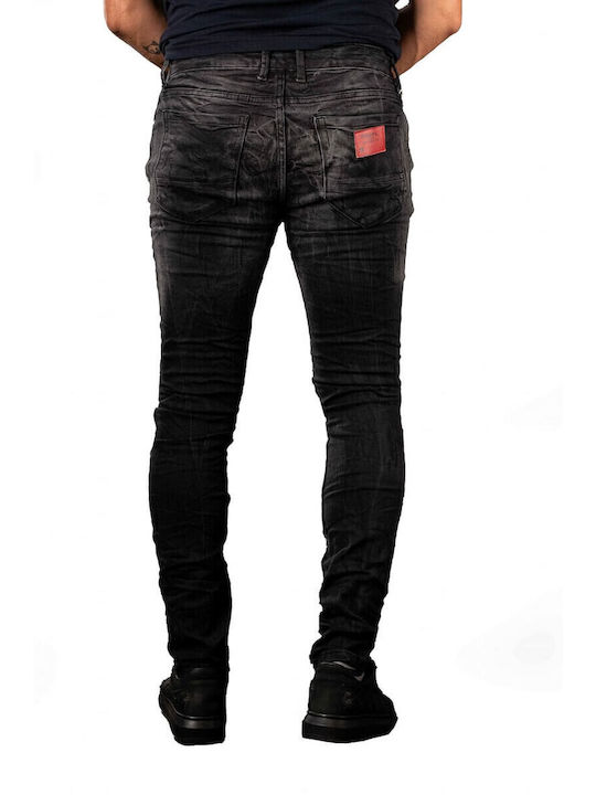 Profil Herren Jeanshose in Slim Fit Schwarz