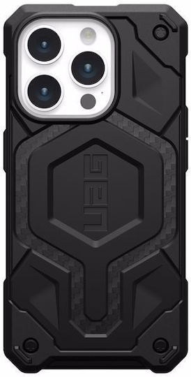 UAG Monarch Pro Back Cover Plastic 2mm Negru (iPhone 15 Pro)