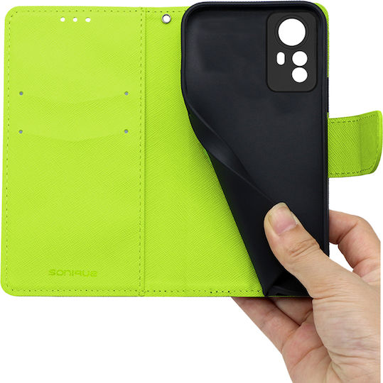 Sonique Book Piele artificială Albastru marin (Redmi Note 12S)