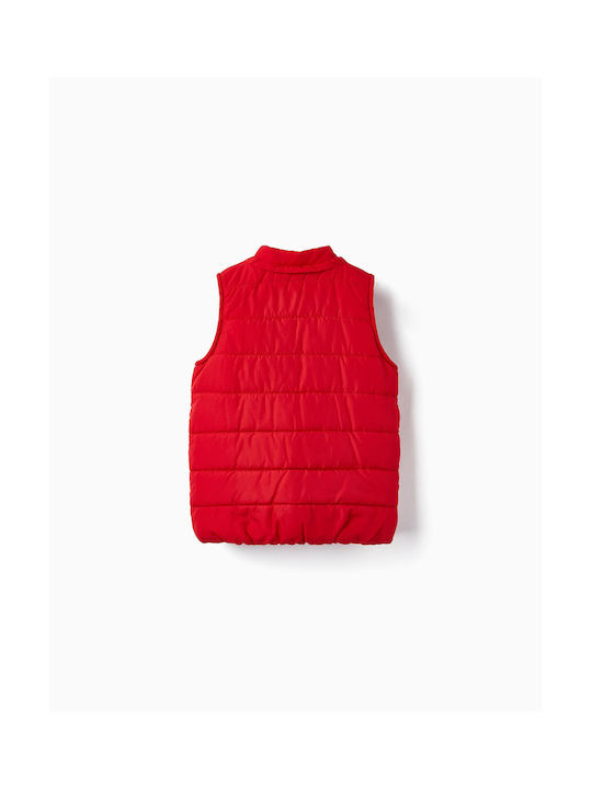 Zippy Casual Jacket Red Sleeveless