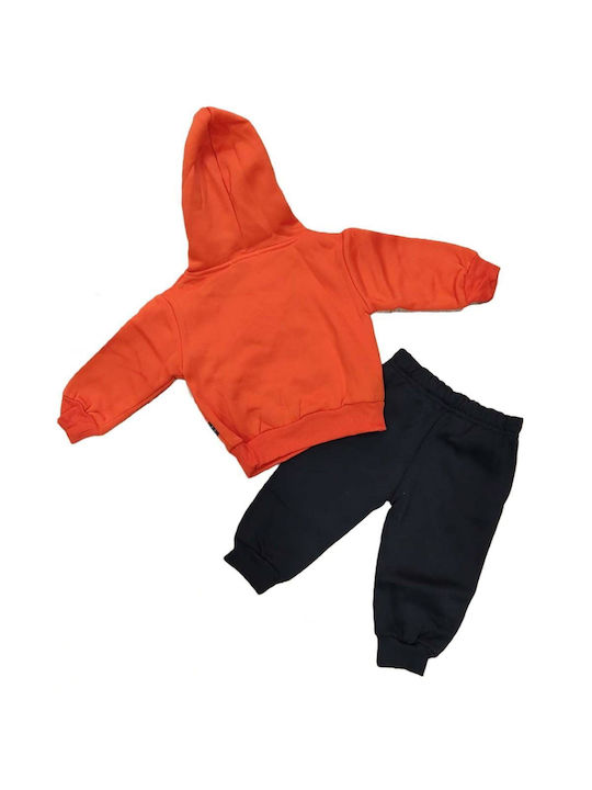 TakTakBaby Kinder Sweatpants Set - Jogginganzug Orange 2Stück