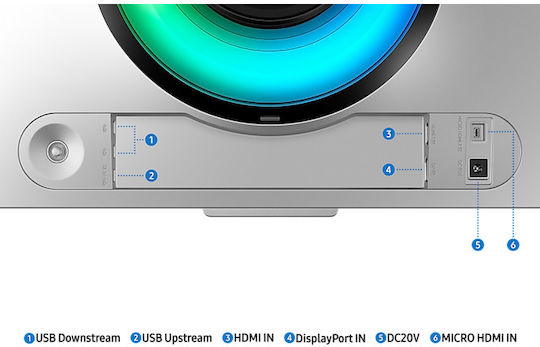 Samsung Odyssey OLED G9 G95SC Ultrawide OLED HDR Curved Gaming Monitor Smart Monitor 49" 5120x1440 240Hz with Response Time 0.03ms GTG