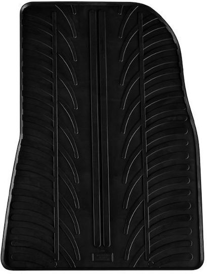 Gledring Satz Vorder- und Hintermatten 5Stück aus Gummi Tesla Modell 3 2017-2020 Schwarz