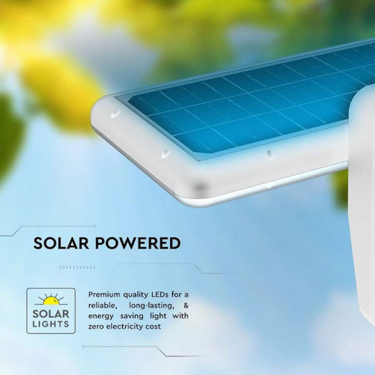 V-TAC Garden Led Wall Mounted Solar Light 15W 2000lm Natural White 4000K with Motion Sensor IP65 29.4cmx23.6cmx7.7cmcm