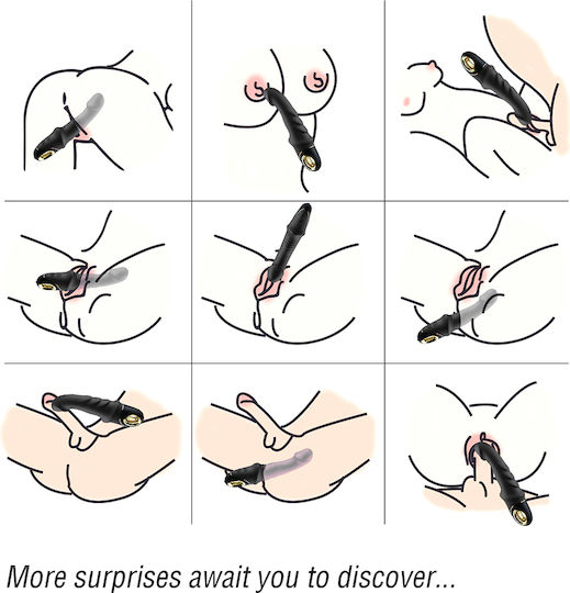 Kinksters Realistic Vibrator 2cm Negru
