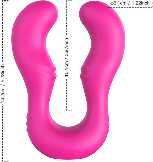 Kinksters Doppelter Vibrator 2cm Lila