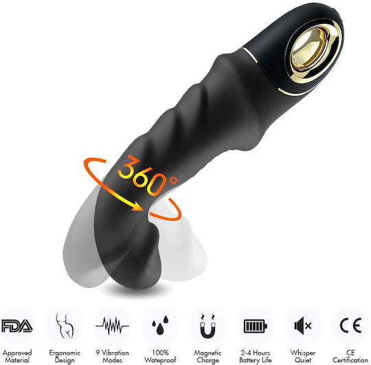 Kinksters Realistic Vibrator 2cm Negru