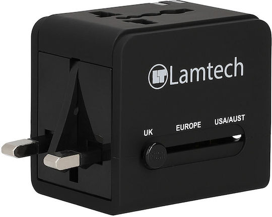 Lamtech Αντάπτορας Πρίζας από Universal σε Universal