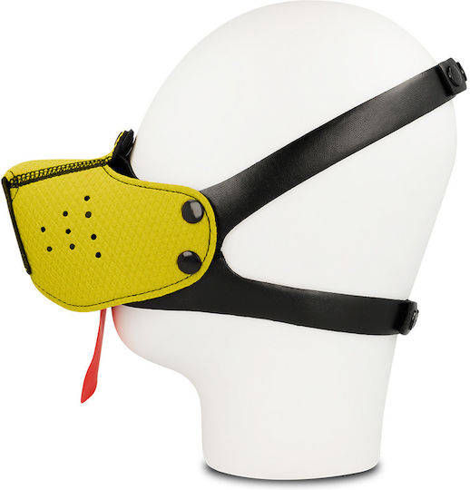 Dream Love Dog Muzzle BDSM Accessory σε Κίτρινο Χρώμα