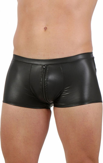 Soiemio Wetlook Ανδρικό Sexy Boxer Μαύρο