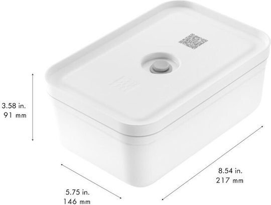 Zwilling J.A. Henckels Кутия за Храна Пластмасова Сива С Прегради 1.6л