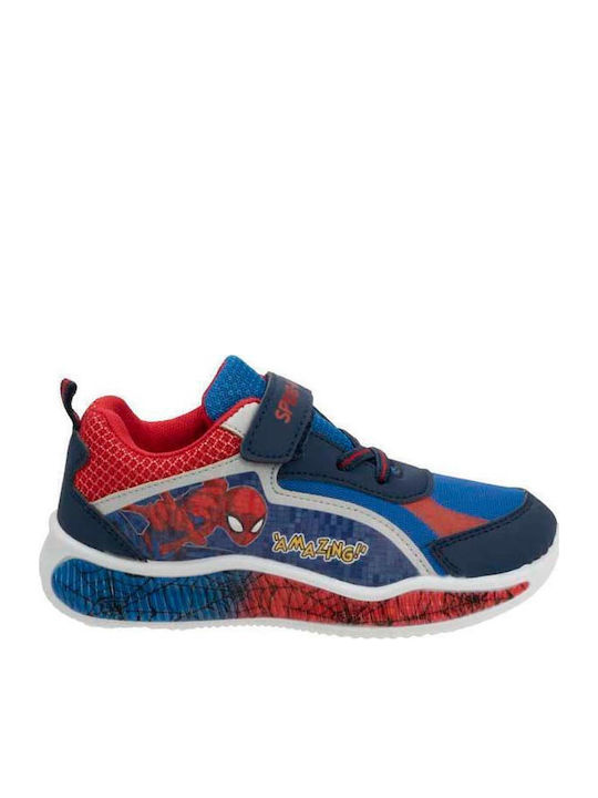 Kids Sneakers with Scratch & Lights Blue