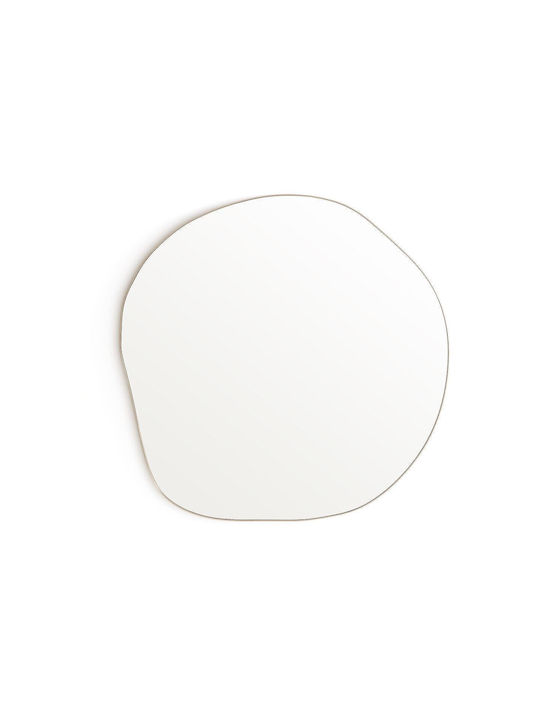 La Redoute Interieurs Wall Mirror with Yellow Metallic Frame 80x91.5cm 1pcs