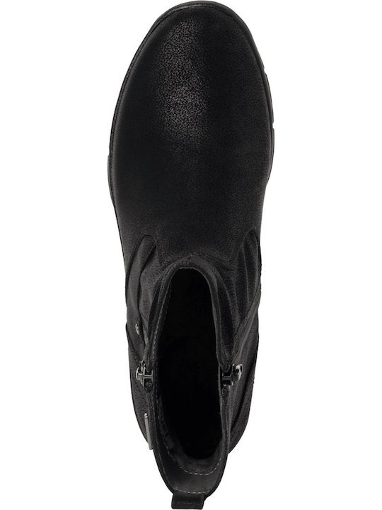 Women's Ankle Boots with Medium Heel Black
