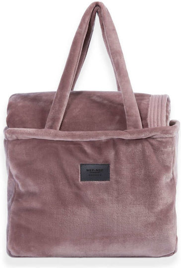 Nef-Nef Homeware Velosso Κουβέρτα Βελουτέ Υπέρδιπλη 230x240εκ. Pink